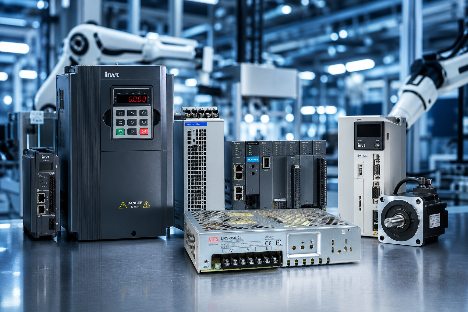 Power electronics drives and industrial control modules