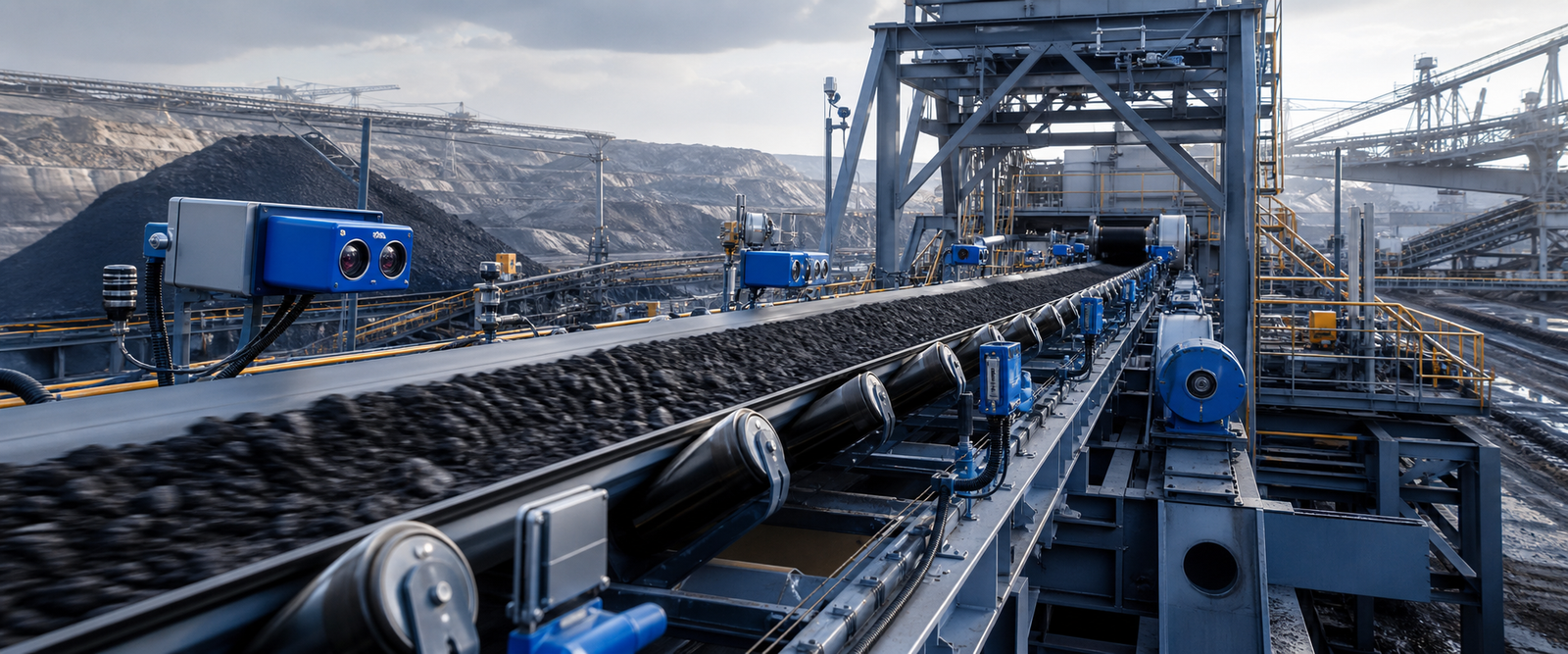 Conveyor monitoring in cement and bulk handling facility