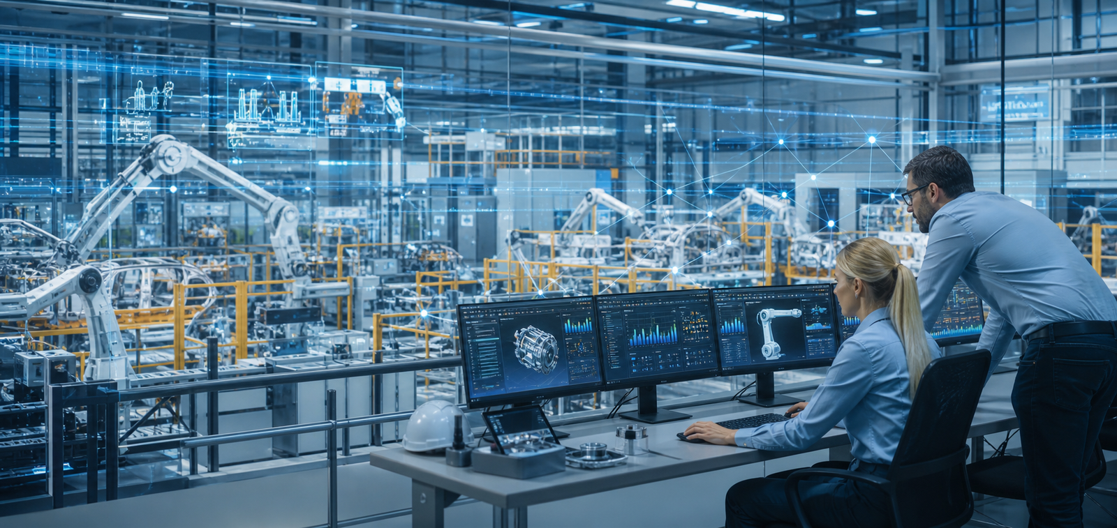 Industrial automation systems and smart factory control