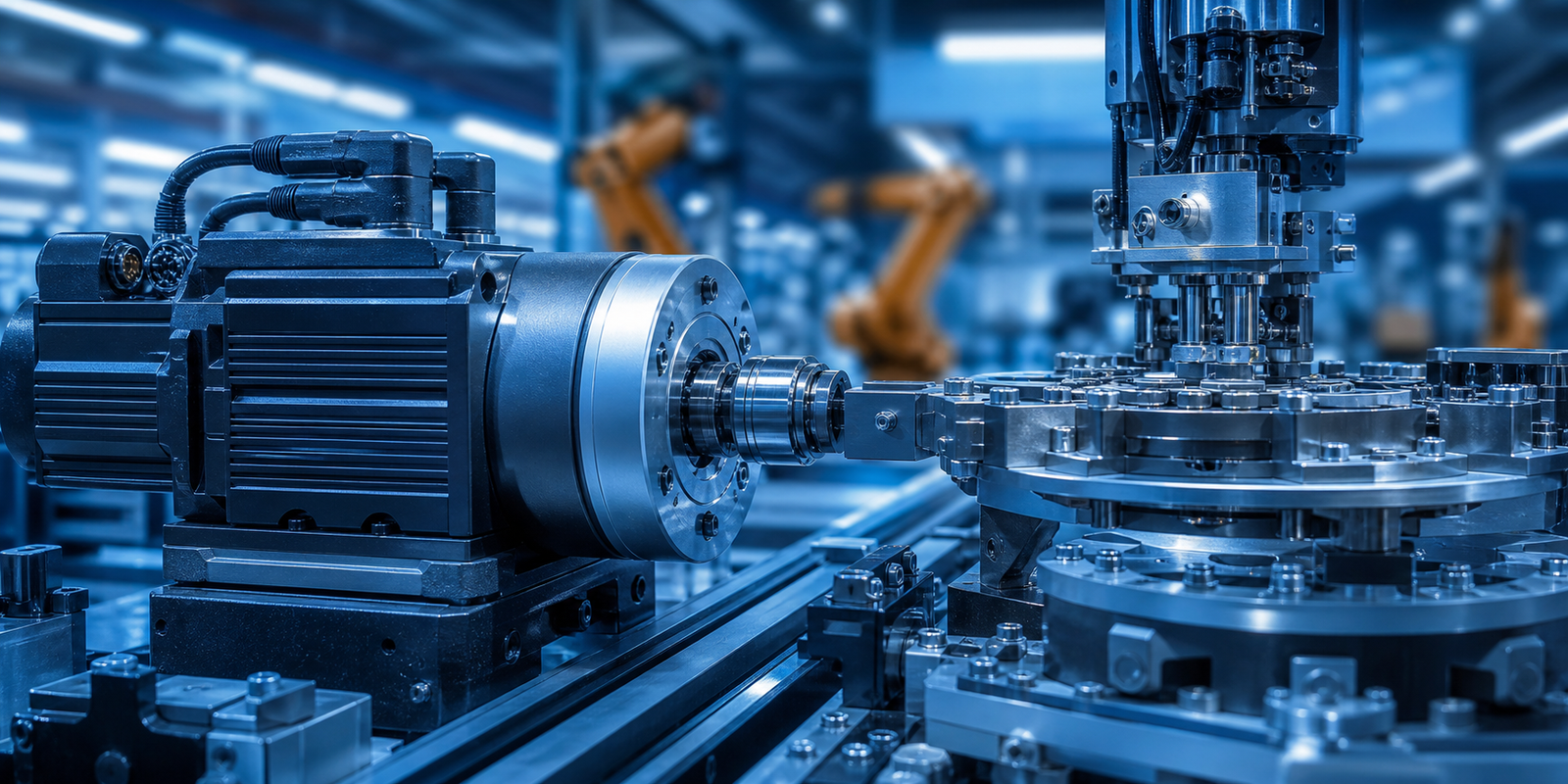 Servo motor and drive system for high speed automation
