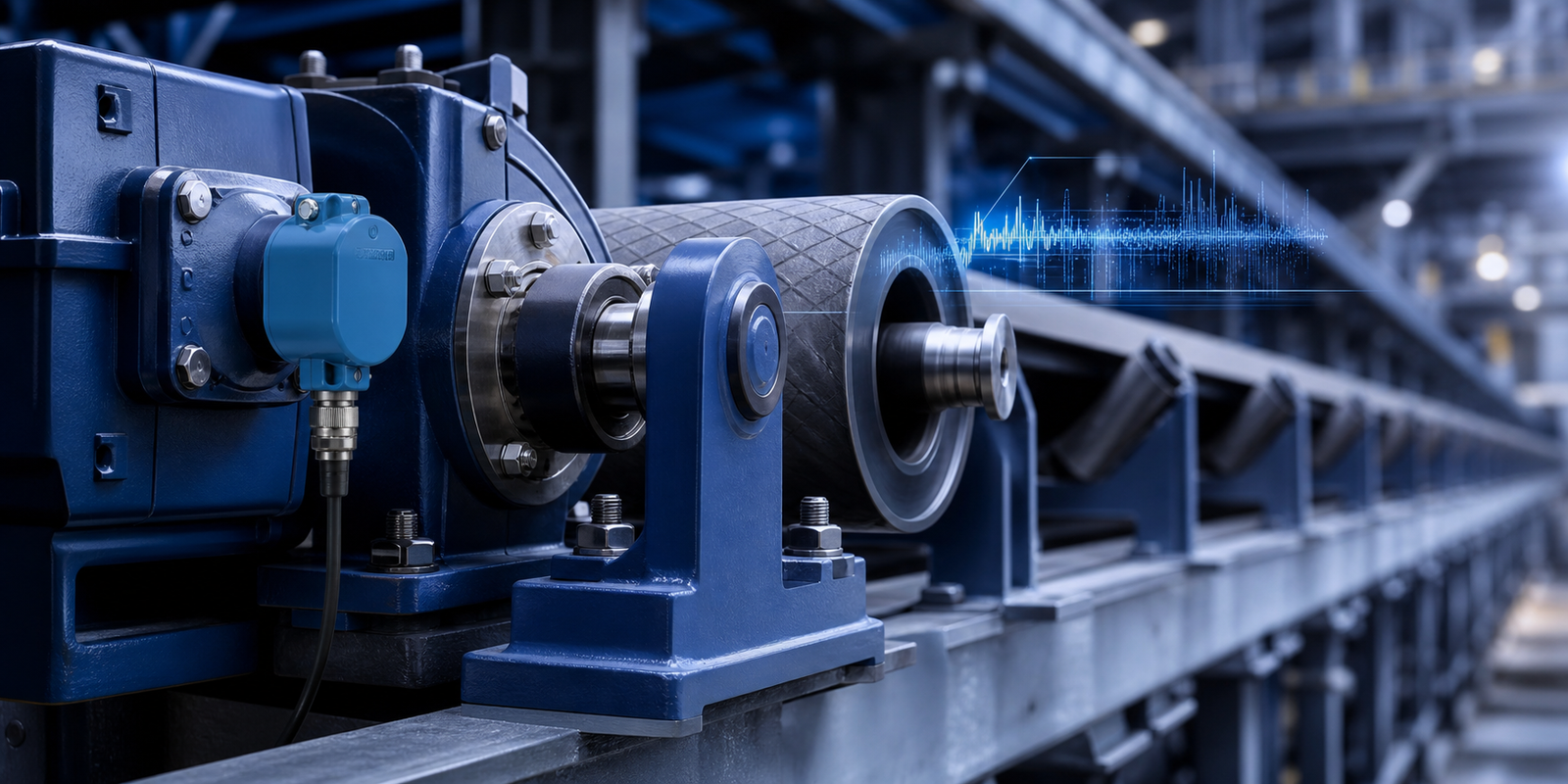 Speed switch on conveyor drive system