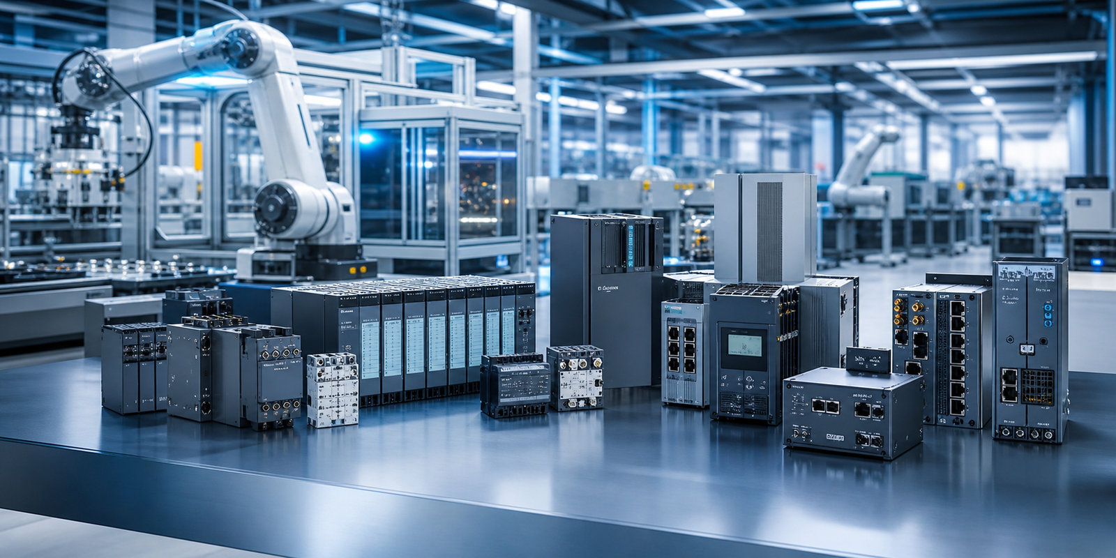 Industrial automation components and control systems