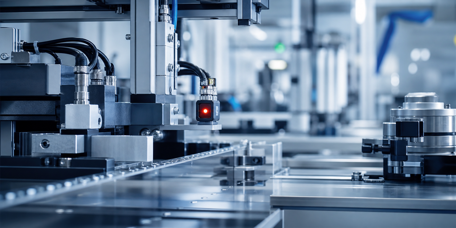 Industrial sensors in automated production equipment